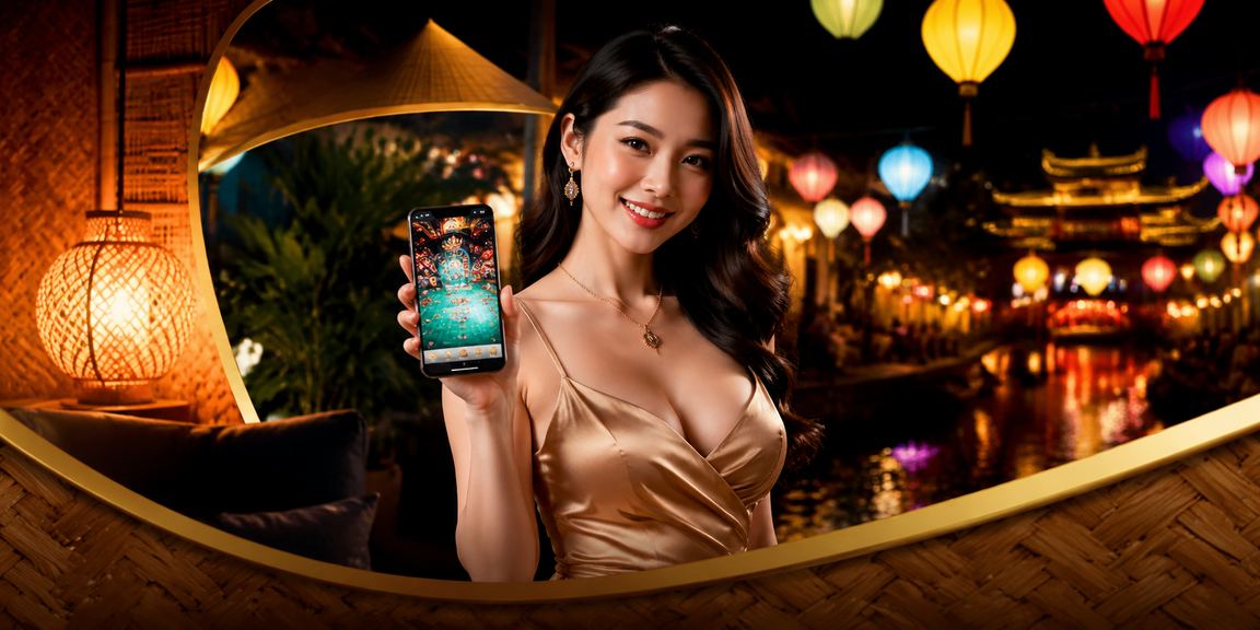 Người dùng Huế đội nón lá trải nghiệm casino trực tuyến trên điện thoại